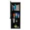 Tuhome Mila Bathroom Cabinet, Two Interior Shelves, Two External Shelves, Single Door Cabinet, Black MLW5537 - alternate 3